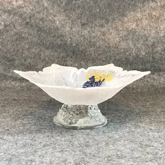 Murano Swirl White Bowl Casa Elite Arte Murano Designed by M. Valenti - Picture 2 of 7